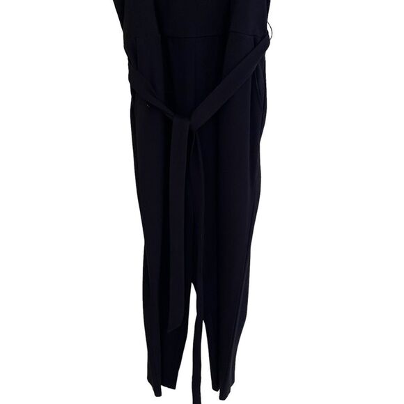 Torrid Black Sleeveless Ponte Knit Self Tie Jumpsuit 2X - Picture 3 of 7